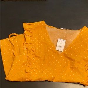 Madewell Polk dot blouse